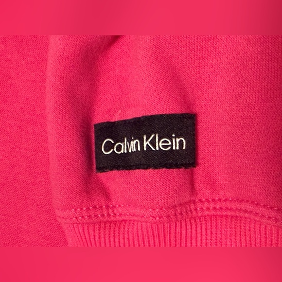 Women’s Calvin Klein hoodie - bright pink - size large - small spots on back - Picture 4 of 9